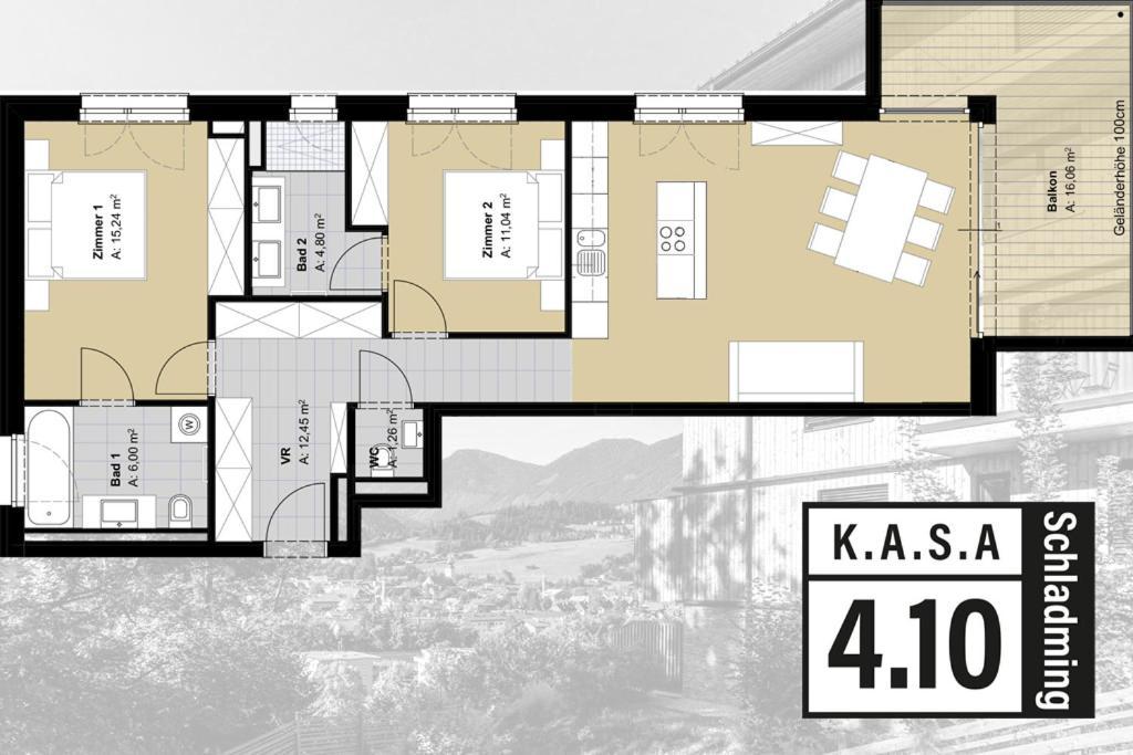 Kasa 4.10A Apartment Schladming Luaran gambar